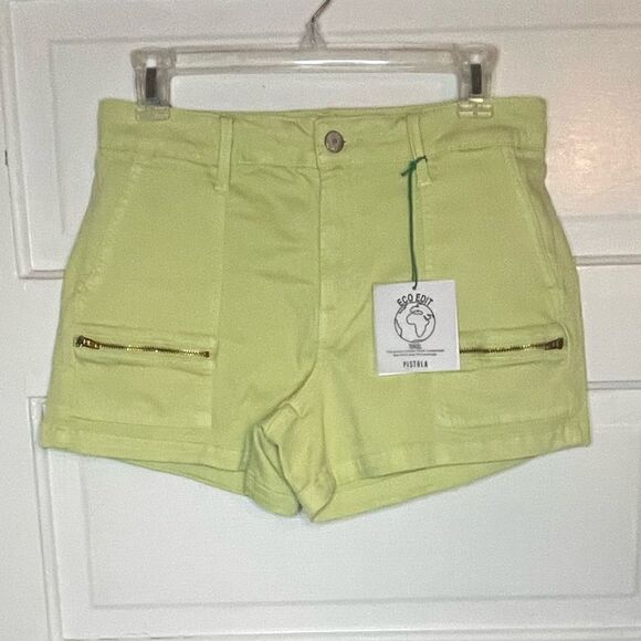 NWTs Pistola Shorts in Limeade Size 28 - Picture 1 of 14